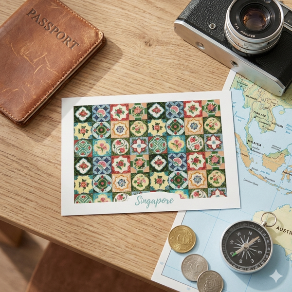 Load image into Gallery viewer, Postcard - Tiles 1