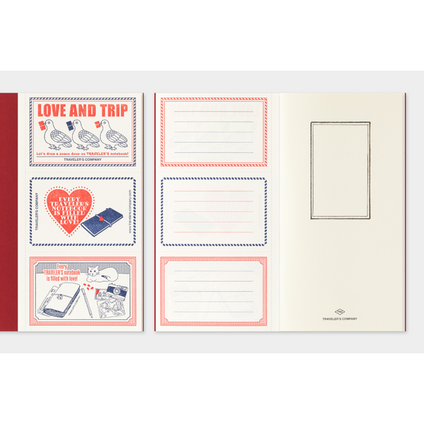 Load image into Gallery viewer, TRAVELER's notebook Regular Size Refill LOVE AND TRIP