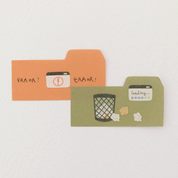 画像をギャラリービューアに読み込む, Suatelier Daily Deco Sticker - Retro Office