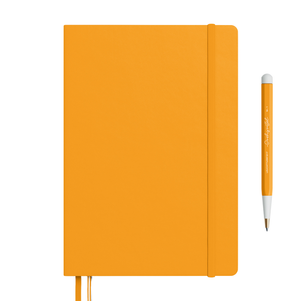 Load image into Gallery viewer, Leuchtturm1917 A5 Medium Hardcover Notebook (Thick, 411 Pages) - Ruled / Rising Sun