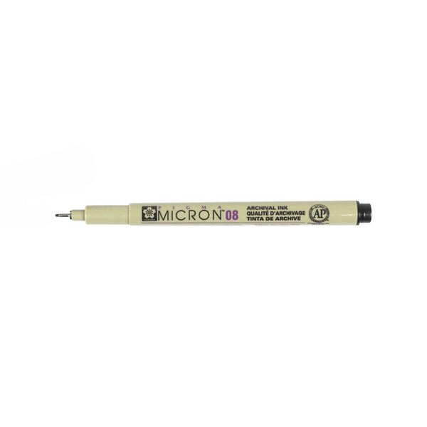 Load image into Gallery viewer, Sakura Pigma Micron 08 Black