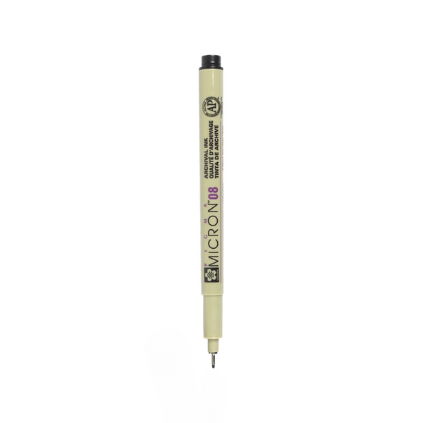 Load image into Gallery viewer, Sakura Pigma Micron 08 Black