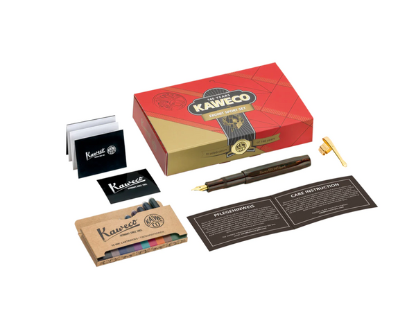 Load image into Gallery viewer, Kaweco EBONIT Sport 140 Years Anniversary Edition Fountain Pen Set