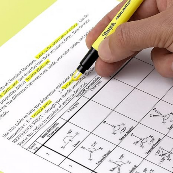 Load image into Gallery viewer, Sharpie Highlighter Clearview Stick Assorted 3CT - (Yellow, Pink, Green)