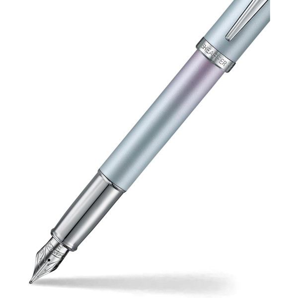 Load image into Gallery viewer, Sheaffer 100 9376 Expressions Blue and Pink Pearlised Gradient with Chrome-plated Trims Fountain Pen (WW31 Expressions)