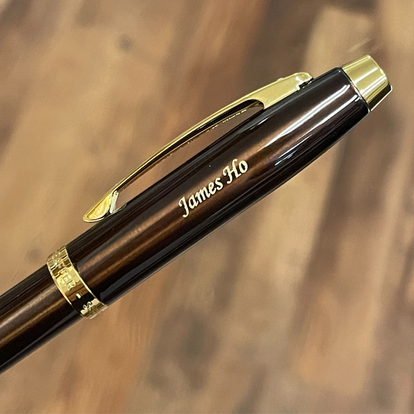 Load image into Gallery viewer, Sheaffer 100 E9370 Fountain Pen - Coffee Brown with PVD Gold-tone Trims