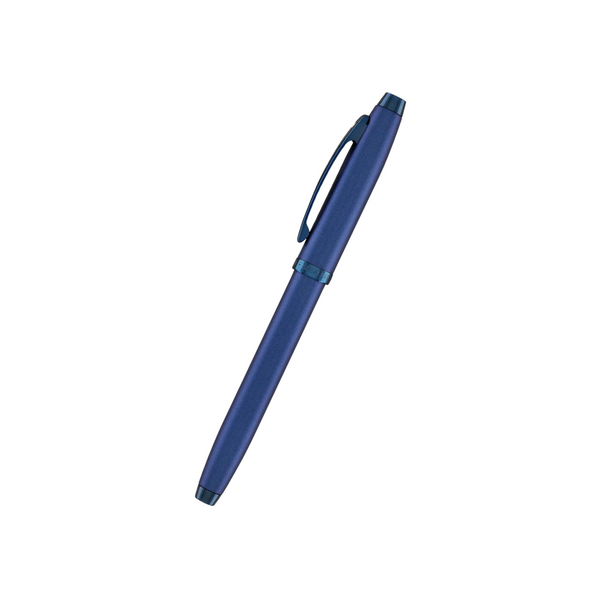 Load image into Gallery viewer, Sheaffer 100 E9371 Fountain Pen - Satin Blue with PVD Blue Trims