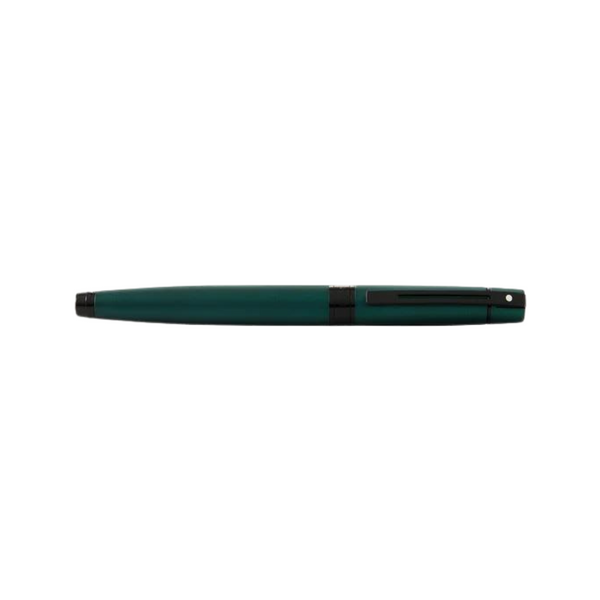 이미지를 갤러리 뷰어에 로드 , Sheaffer 300 E9346 Fountain Pen - Matte Green Lacquer with Polished Black Trims