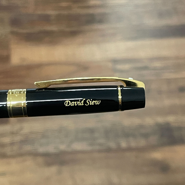 이미지를 갤러리 뷰어에 로드 , Sheaffer 300 E9325 Rollerball Pen - Glossy Black with Gold-tone Trims