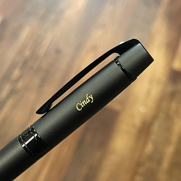 画像をギャラリービューアに読み込む, Sheaffer 300 E9343 Ballpoint Pen - Matte Black Lacquer with Polished Black Trims