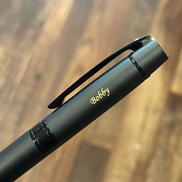 画像をギャラリービューアに読み込む, Sheaffer 300 E9343 Ballpoint Pen - Matte Black Lacquer with Polished Black Trims