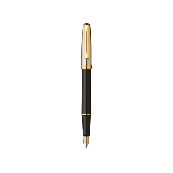 이미지를 갤러리 뷰어에 로드 , Sheaffer Prelude Fountain Pen - Black Onyx with Gold Trim (FPD 2024)