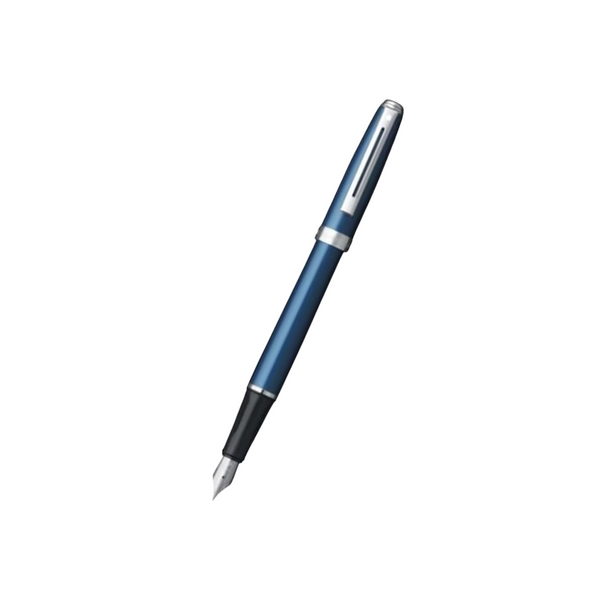 이미지를 갤러리 뷰어에 로드 , Sheaffer Prelude Fountain Pen - Shimmer Blue Lacquer with Nickel Plated Trim / Fine (FPD 2024)