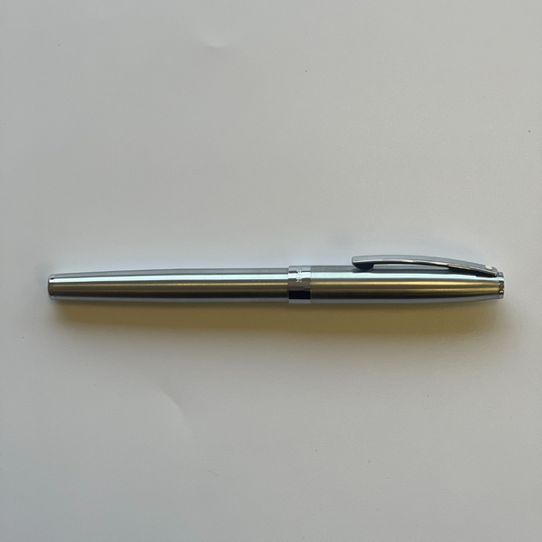 Load image into Gallery viewer, Sheaffer Sagaris Chrome Rollerball Pen & Two Rollerball Refill with Gift Box