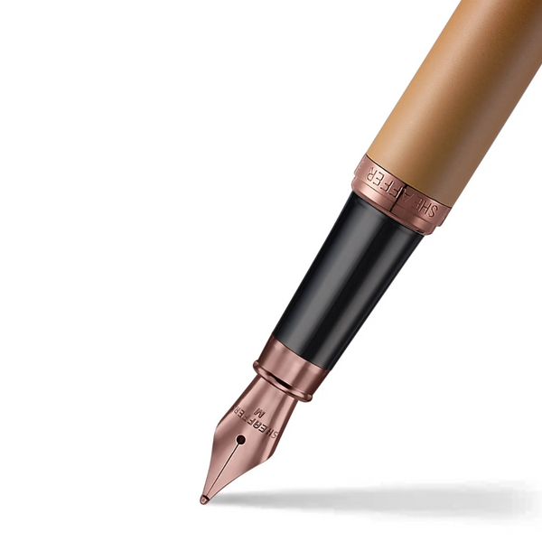 将图片加载到图库查看器,Sheaffer VFM 9428 Fountain Pen - Coffee Edition Matt Brown with Regal Brown PVD Trims