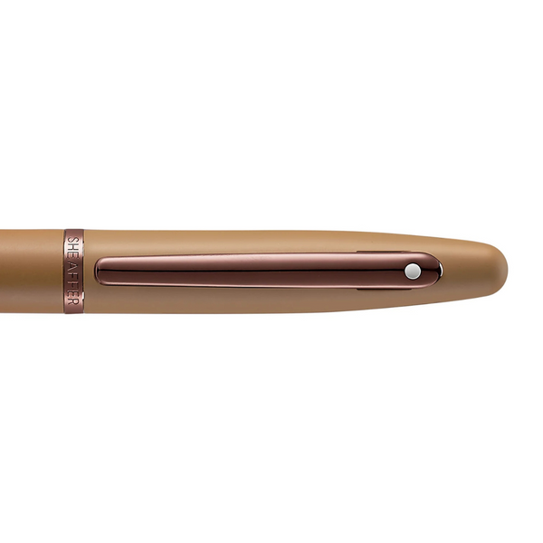 将图片加载到图库查看器,Sheaffer VFM 9428 Fountain Pen - Coffee Edition Matt Brown with Regal Brown PVD Trims