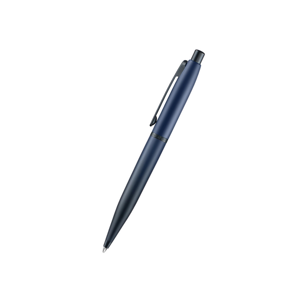 将图片加载到图库查看器,Sheaffer VFM 9429 Ballpoint Pen - Matte Blue with Matte Black Trims