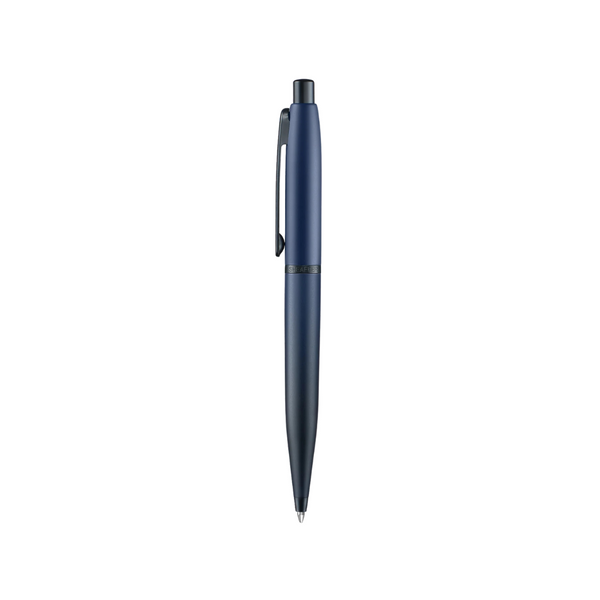 将图片加载到图库查看器,Sheaffer VFM 9429 Ballpoint Pen - Matte Blue with Matte Black Trims