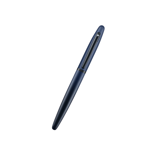 Load image into Gallery viewer, Sheaffer VFM 9429 Fountain Pen Medium Nib- Matte Blue with Matte Black Trims