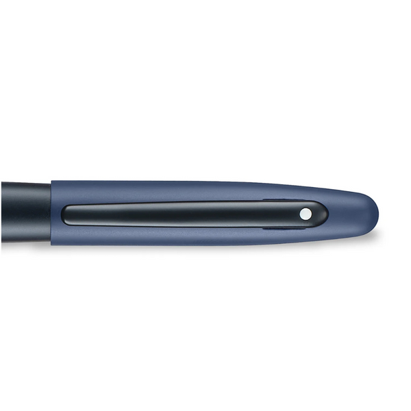 Load image into Gallery viewer, Sheaffer VFM 9429 Fountain Pen Medium Nib- Matte Blue with Matte Black Trims