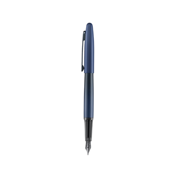 Load image into Gallery viewer, Sheaffer VFM 9429 Fountain Pen Medium Nib- Matte Blue with Matte Black Trims