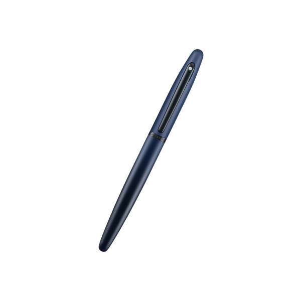 将图片加载到图库查看器,Sheaffer VFM 9429 Rollerball Pen - Matte Blue with Matte Black Trims