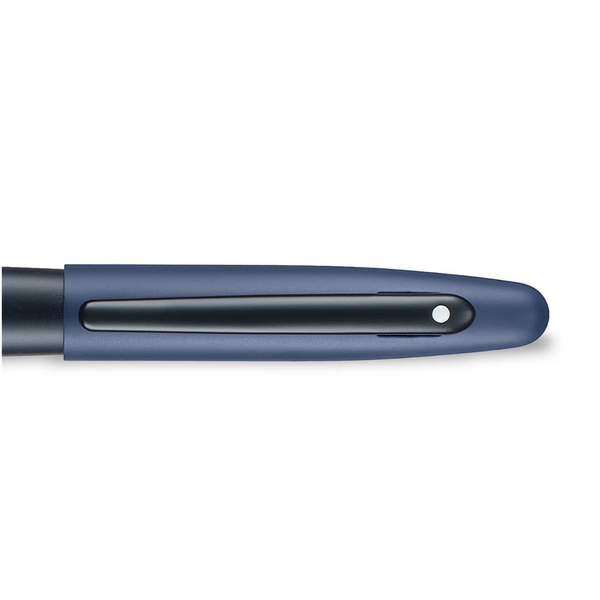 将图片加载到图库查看器,Sheaffer VFM 9429 Rollerball Pen - Matte Blue with Matte Black Trims
