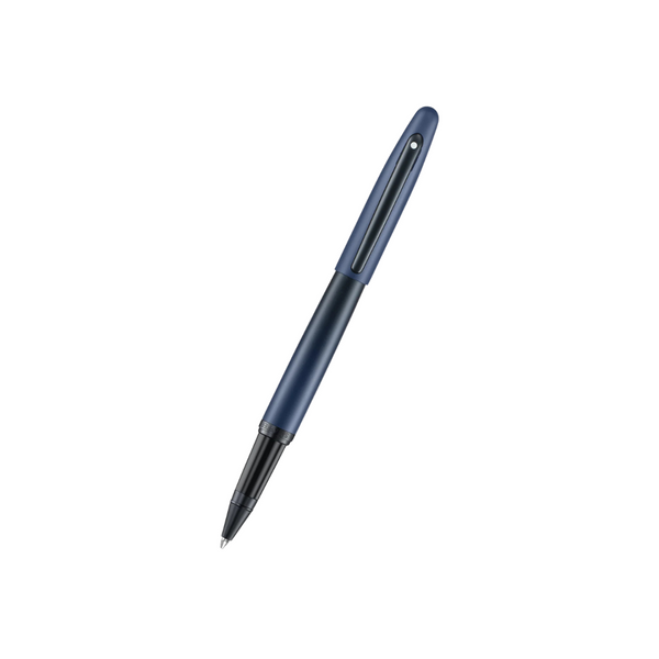 将图片加载到图库查看器,Sheaffer VFM 9429 Rollerball Pen - Matte Blue with Matte Black Trims