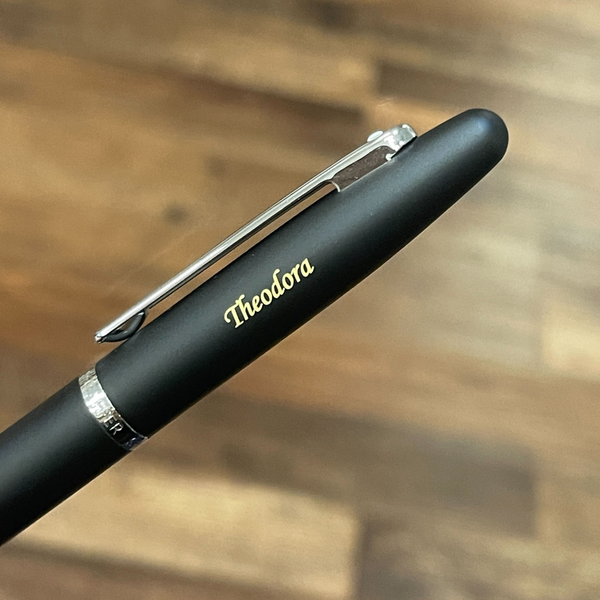 이미지를 갤러리 뷰어에 로드 , Sheaffer VFM E9405 Rollerball Pen - Matte Black with Chrome Plated Trims