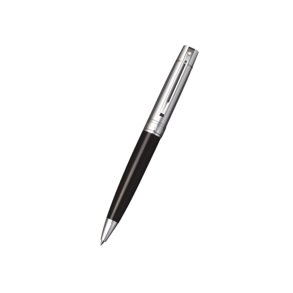 이미지를 갤러리 뷰어에 로드 , Sheaffer 300 E9314 Ballpoint Pen - Glossy Black Barrel and Chrome Cap with Chrome Plated Trims