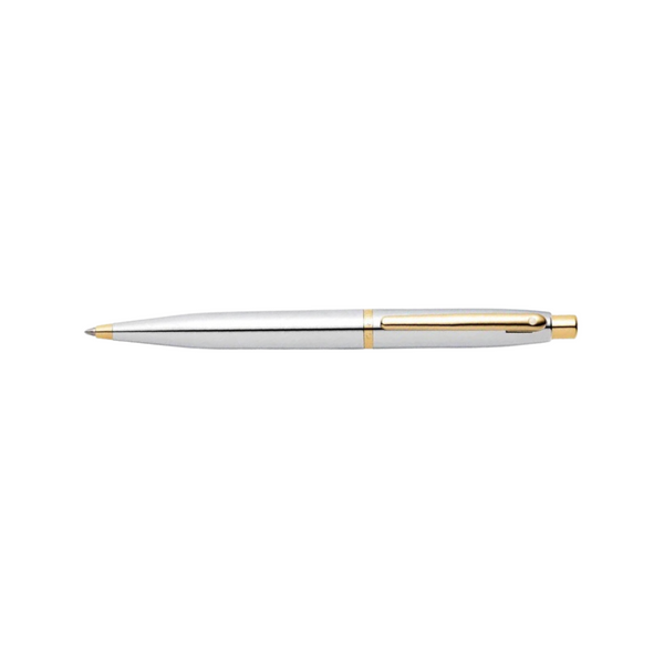 画像をギャラリービューアに読み込む, Sheaffer VFM E9422 Ballpoint Pen - Polished Chrome with Gold Plated Trims