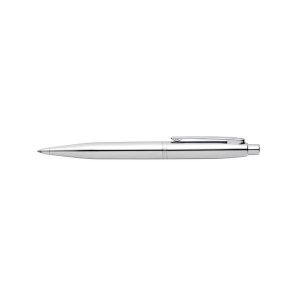 将图片加载到图库查看器,Sheaffer VFM E9421 Ballpoint Pen - Polished Chrome with Chrome Plated Trims