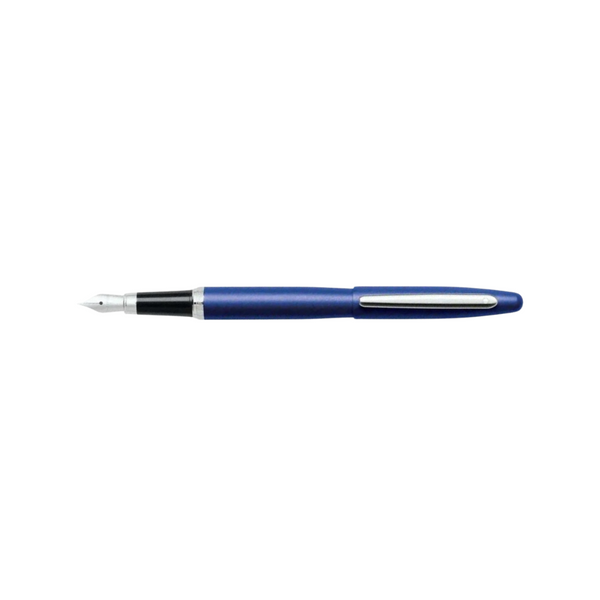 将图片加载到图库查看器,Sheaffer VFM E9401 Fountain Pen - Neon Blue with Chrome Plated Trims