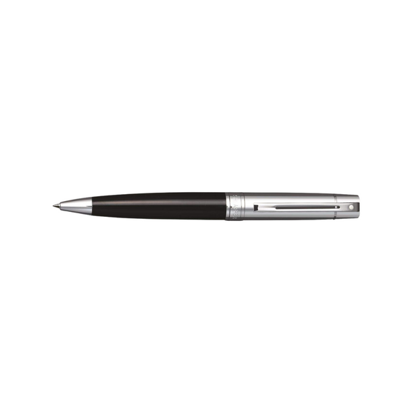 이미지를 갤러리 뷰어에 로드 , Sheaffer 300 E9314 Ballpoint Pen - Glossy Black Barrel and Chrome Cap with Chrome Plated Trims
