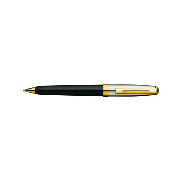 Load image into Gallery viewer, Sheaffer Prelude Black Onyx Lacquer Barrel and Chased Palladium Cap Ballpoint Pen