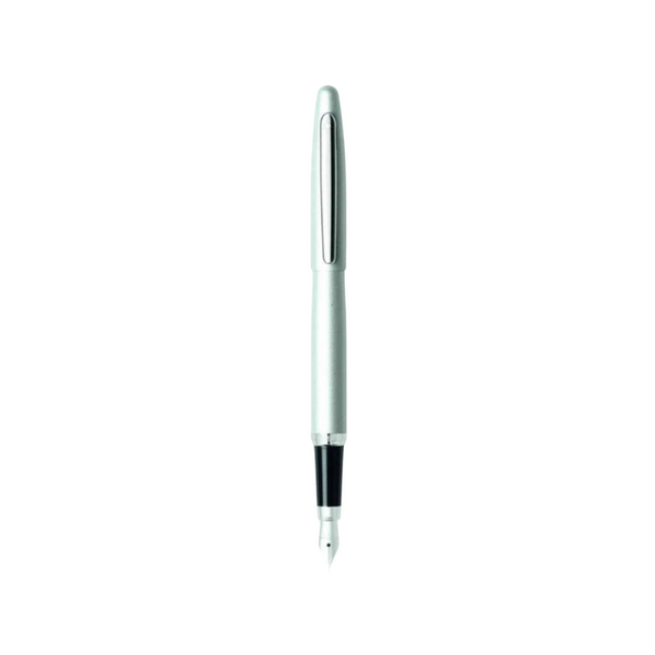 Load image into Gallery viewer, Sheaffer VFM E9400 Fountain Pen - Strobe Silver with Chrome Plated Trims