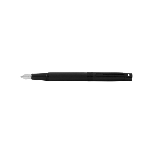画像をギャラリービューアに読み込む, Sheaffer 300 E9343 Fountain Pen - Matte Black Lacquer with Polished Black Trims