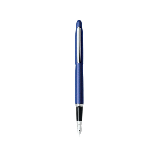 将图片加载到图库查看器,Sheaffer VFM E9401 Fountain Pen - Neon Blue with Chrome Plated Trims