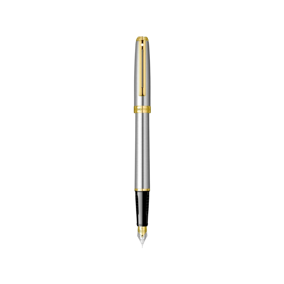 Sheaffer Prelude Brushed Chrome GT Fountain Pen – Cityluxe