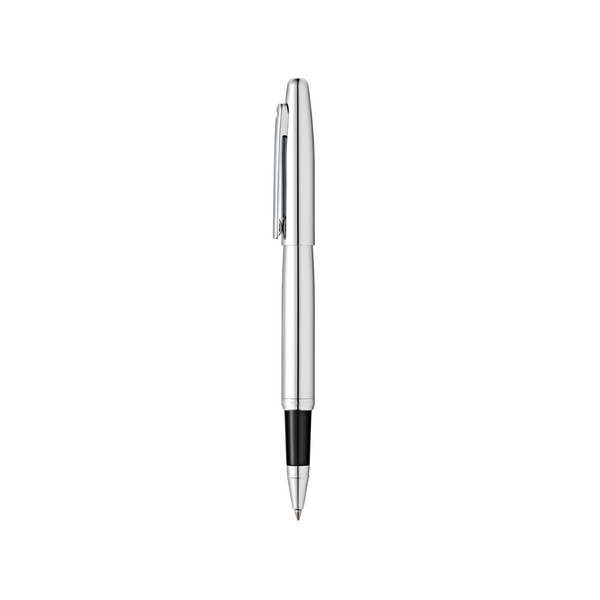 将图片加载到图库查看器,Sheaffer VFM E9421 Rollerball Pen - Polished Chrome with Chrome Plated Trims