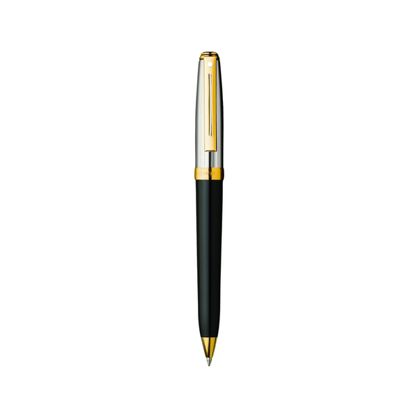 Load image into Gallery viewer, Sheaffer Prelude Black Onyx Lacquer Barrel and Chased Palladium Cap Ballpoint Pen