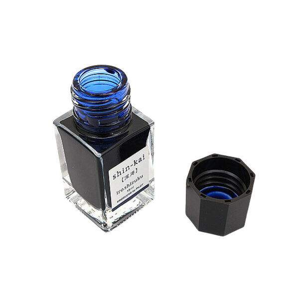이미지를 갤러리 뷰어에 로드 , Pilot Iroshizuku 15ml Ink Bottle - Shin-kai (Blue Grey)