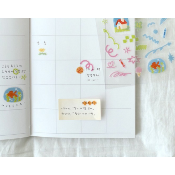 이미지를 갤러리 뷰어에 로드 , Suatelier Daily Deco Sticker - color your days!