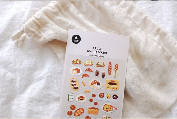 이미지를 갤러리 뷰어에 로드 , Suatelier 음식 여행 #5 스티커