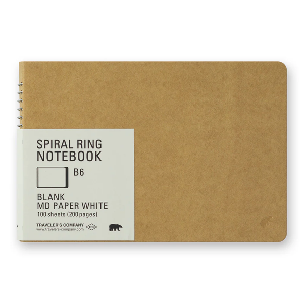 이미지를 갤러리 뷰어에 로드 , TRAVELER'S COMPANY Spiral Ring Notebook (B6) Blank