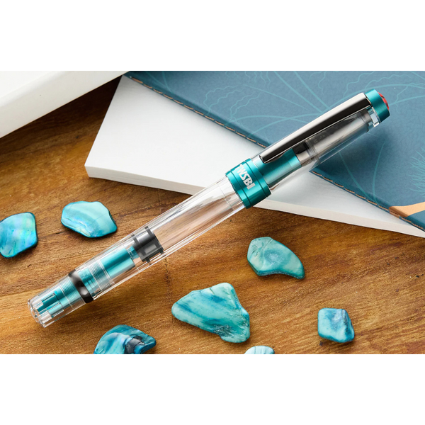 Load image into Gallery viewer, TWSBI Diamond 580 AL R Fountain Pen - Caribbean with Onyx