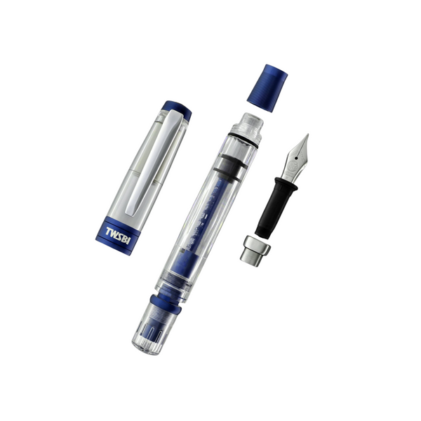 将图片加载到图库查看器,TWSBI Diamond 580 AL R Fountain Pen - Navy Blue