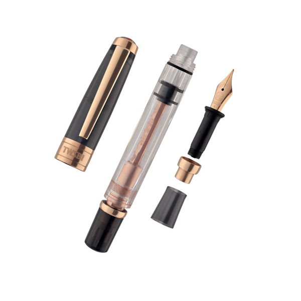 Load image into Gallery viewer, TWSBI Diamond 580 Fountain Pen Smoke RG II