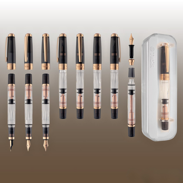 Load image into Gallery viewer, TWSBI Diamond 580 Fountain Pen Smoke RG II