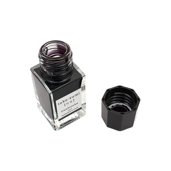 이미지를 갤러리 뷰어에 로드 , Pilot Iroshizuku 15ml Ink Bottle - Take-sumi (Charcoal Black)